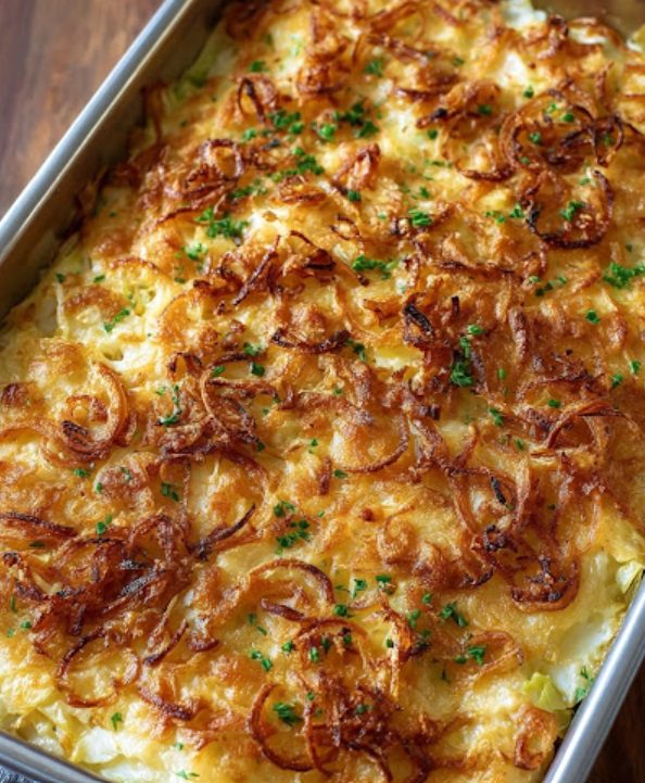 Polish Potato & Cabbage Casserole