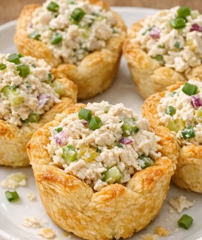 My church ladies begged me for this recipe at the spring brunch. Only 4 ingredients to make the perfect little bite.