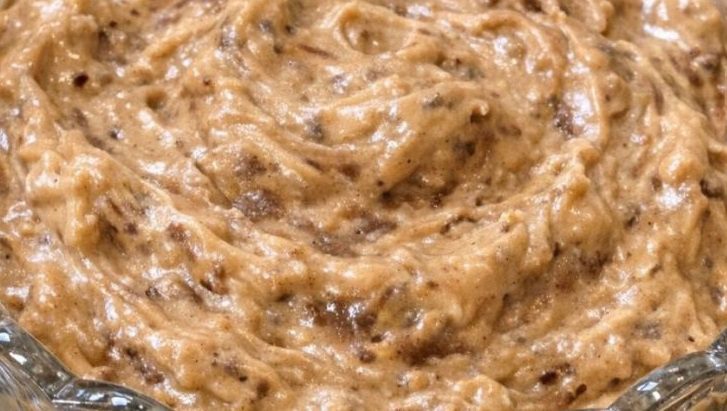 My grandpa used to ask my aunt to whip this up every single year for his special day. It is insanely rich and absolutely impossible to stop eating onc