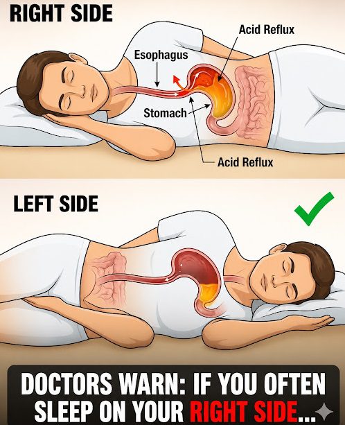 Doctors Warn: Your Sleeping Position May Affect Acid Reflux Symptoms