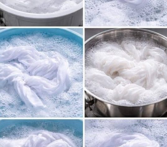 Laundry as white and pure as milk: you only need this ingredient