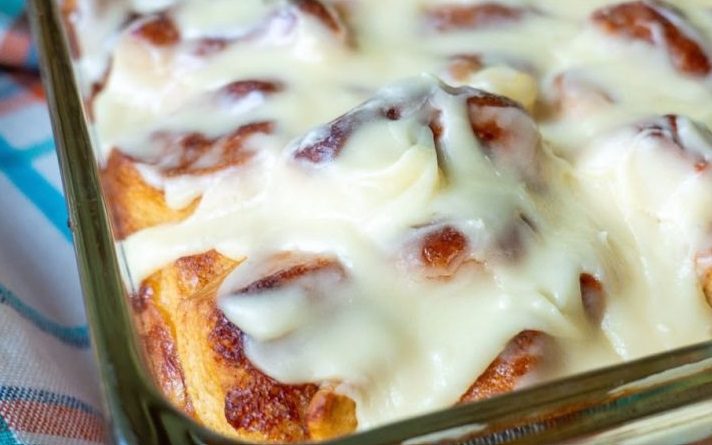 Overnight Orange Roll Casserole