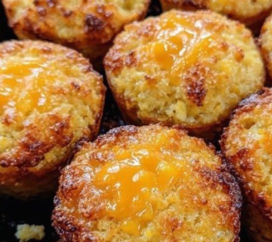 Southern 4-Ingredient Cheddar Corn Muffin Bites