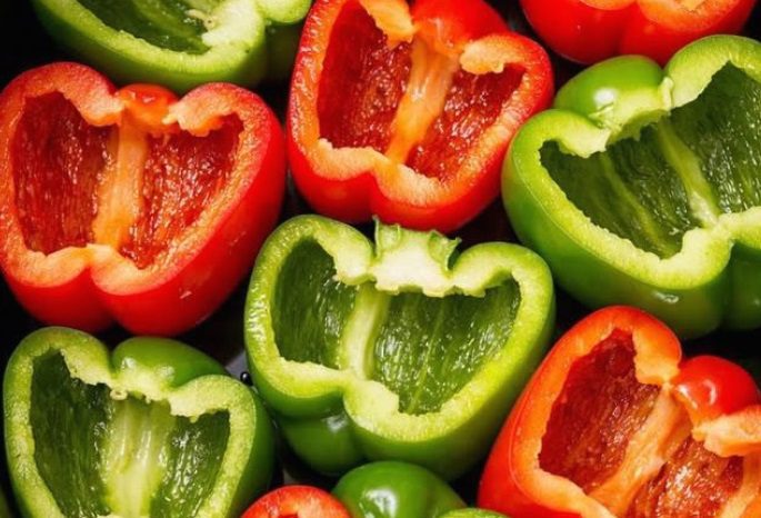 Put raw halved bell peppers in the slow cooker and 4 other ingredients to get a meal so delicious your family will be begging for more.
