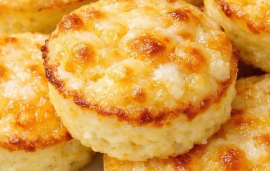 My coworker brought these to every morning meeting. Just 3 ingredients. Fluffy, savory goodness that completely melts in your mouth.