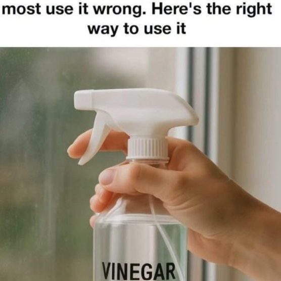 Vinegar is the key to streak-free windows and shiny surfaces, but most use it wrong. Here’s the right way to use it