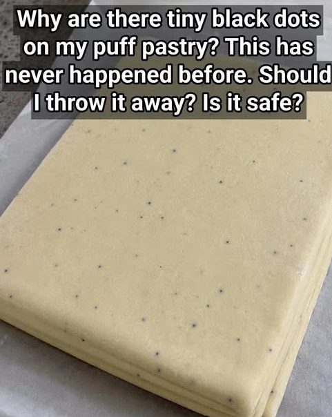 What Are Those Black Dots on Puff Pastry (And When to Worry)