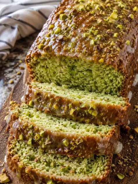 Pistachio Zucchini Bread